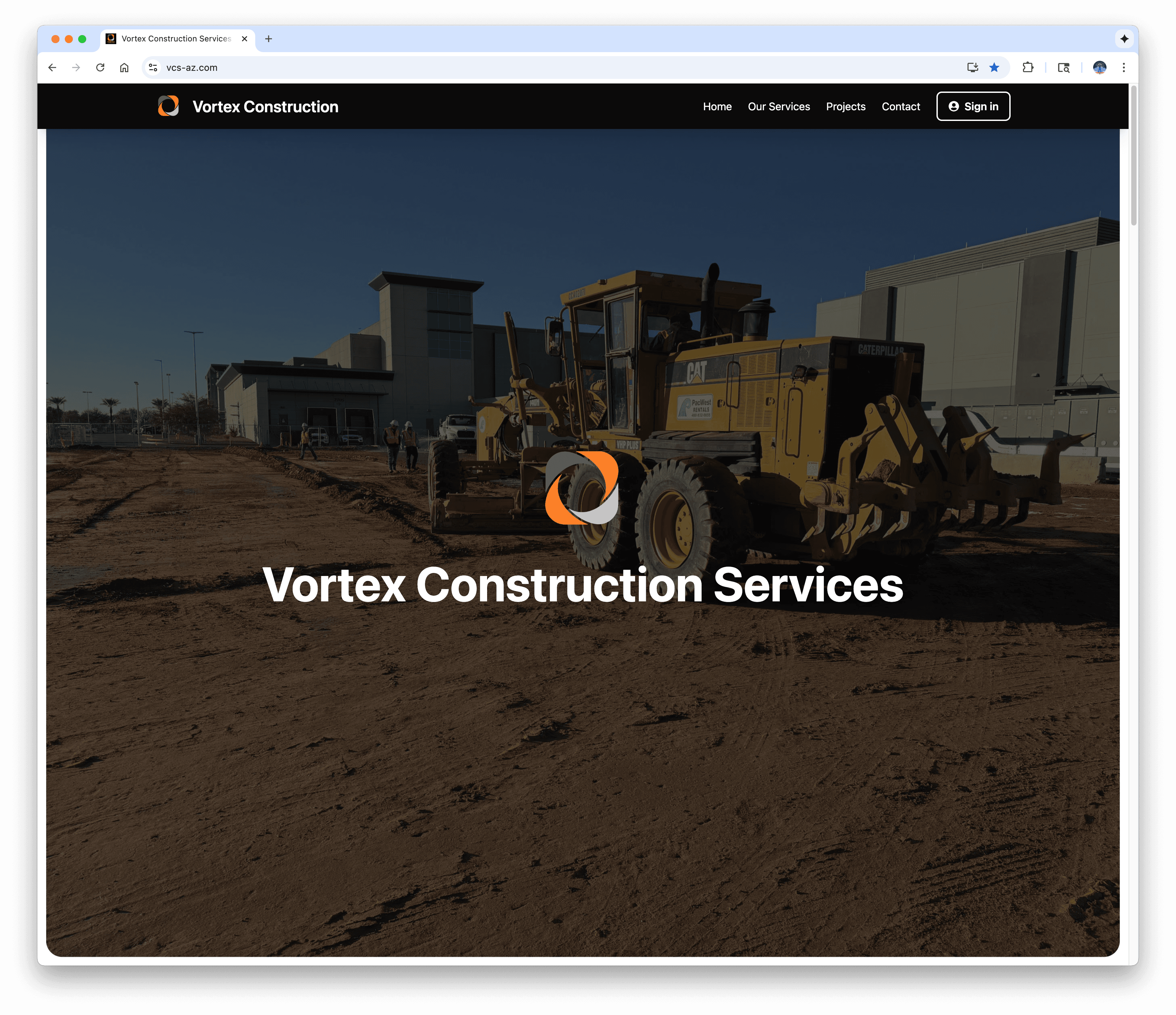 Vortex Construction Services screenshot 1
